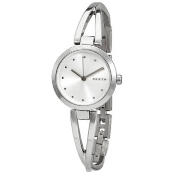 DKNY | Crosswalk Quartz Silver Dial Stainless Steel Ladies Watch NY2789商品图片,6折