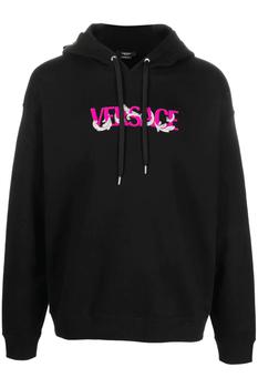 范思哲卫衣好用吗, Versace | RICAMO BAROCCO HOODED TOP商品图片 
