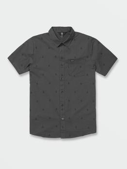 Volcom是什么牌子, Volcom | Patterson Short Sleeve Shirt - Black商品图片 7.9折