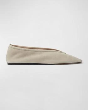 推荐Luna Suede Ballerina Flats商品