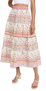 Alice + Olivia | alice + olivia Melony 抽褶半身裙商品图片,6折