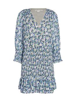 VERONICA BEARD是什么牌子, VERONICA BEARD | Darrah Floral Smocked Dress商品图片 