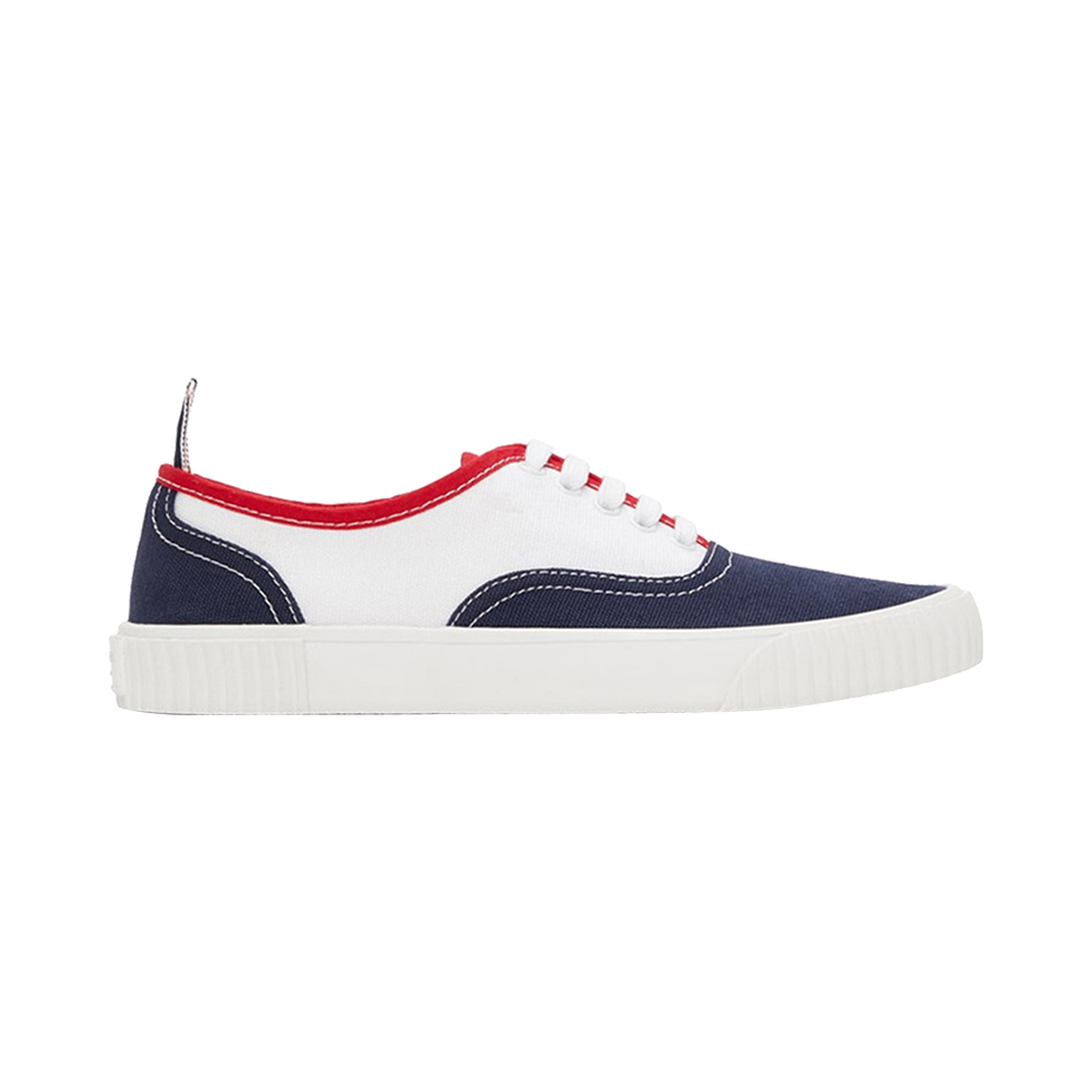 thom browne鞋低帮鞋, Thom Browne | THOM BROWNE 男士拼色织物运动鞋 MFD201A-01588-960商品图片 独家减免邮费