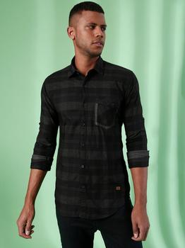 推荐Campus Sutra Men Full Sleeve Checkered Casual Shirt商品