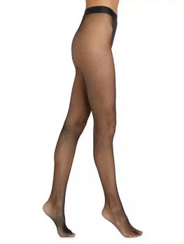 Wolford | Twenties Fishnet Tights,商家Saks Fifth Avenue,价格¥405