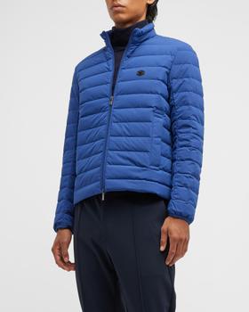 Emporio Armani | Men's Quilted Nylon Down Puffer Jacket商品图片,