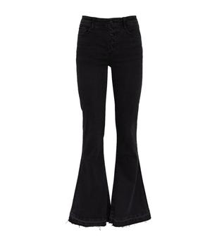 Paige是什么牌子, Paige | Lou Lou High-Rise Flare Jeans商品图片 