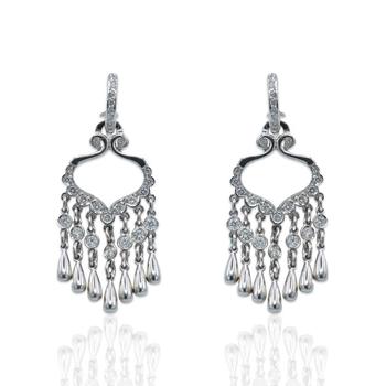 商品Tresorra | 18K White Gold Diamond Earrings,商家Jomashop,价格¥21367图片