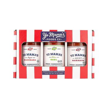 商品Yo Mama's Foods | Yo Mama’s Foods Gourmet KETO Gift Set and Care Package by | Includes (1) Marinara Sauce (1) Tomato Basil & | (1) Spicy Marinara Sauce,商家Macy's,价格¥272图片