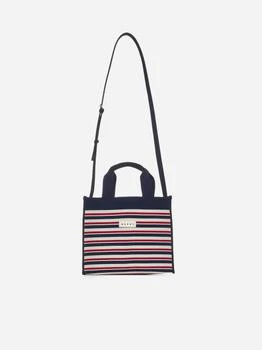 推荐Striped canvas small shopping bag商品