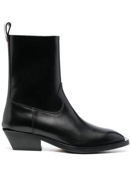 AEYDE | AEYDE LUIS CALF LEATHER BLACK SHOES商品图片,7.1折