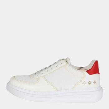 更多路易威登男鞋, [二手商品] Louis Vuitton | Louis Vuitton White/Red Beverly Hills Sneakers (7.5 UK/IT 41.5)商品图片 8.8折