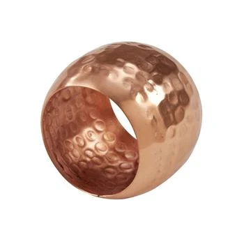 Saro Lifestyle | Dinner Napkin Ring with Moscow Mule Design, Set of 4,商家Macy's,价格¥300