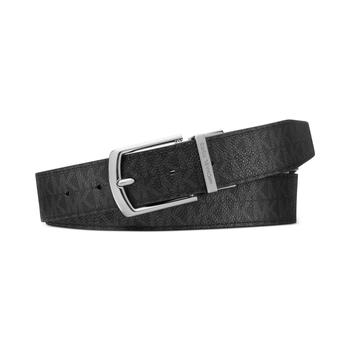 Michael Kors | Men's Signature Leather Belt商品图片,