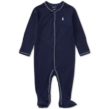 Ralph Lauren | 男婴纯棉包脚连体衣,商家Macy's,价格¥299