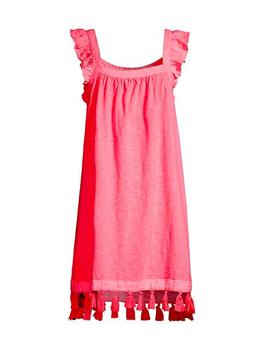 Vineyard Vines价格, Vineyard Vines | Ruffle & Tassel-Trim Minidress商品图片 6折
