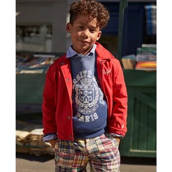 Ralph Lauren | Toddler and Little Boys Cotton Poplin Coach Jacket,商家Macy's,价格¥930