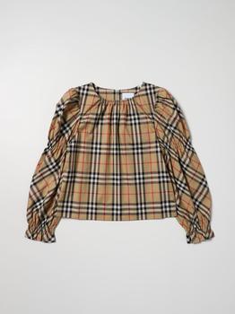 推荐Burberry Susanna stretch cotton shirt with check pattern商品