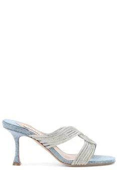 Aquazzura | Aquazzura Gatsby Embellished Open Toe Sandals 8.4折