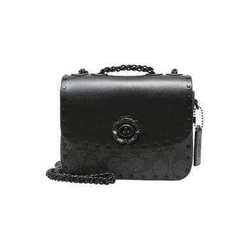 coach托特包链条包, Coach | COACH 专柜款迷你女士PVC配皮单肩斜挎链条包C2462MWQV8商品图片 额外8.2折x额外9折, 额外八二折, 额外九折