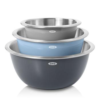 商品OXO | Insulated Stainless Steel Mixing Bowls,商家Bloomingdale's,价格¥450图片