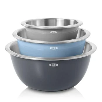 OXO | Insulated Stainless Steel Mixing Bowls,商家Bloomingdale's,价格¥449