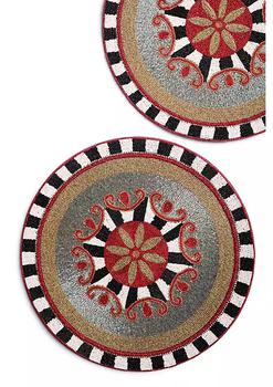 Celebrations, GAURI KOHLI | Celebrations Beaded Placemats, Set of 2商品图片 