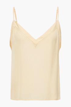 推荐Rawya picot-trimmed chiffon camisole商品