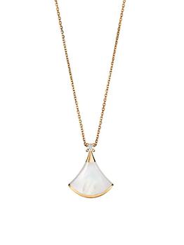 商品Divas' Dream 18K Yellow Gold, Mother-Of-Pearl, & Diamond Pendant Necklace图片