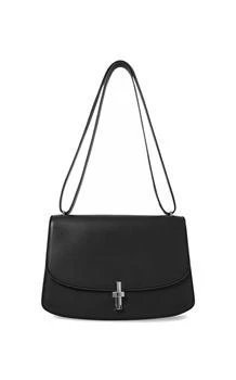 推荐The Row - Sofia 10 Leather Shoulder Bag - Black - OS - Moda Operandi商品