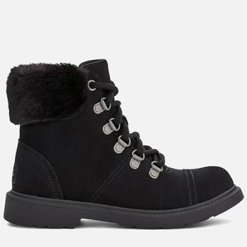 推荐UGG Kids' Azell Hiker All Weather Boots - Black商品