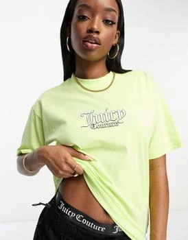 推荐Juicy Couture logo relaxed t-shirt in green商品