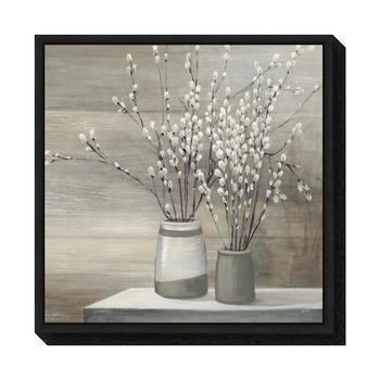 Amanti Art | Pussi Willow Still Life Gray Pots by Julia Purinton Canvas Framed Art,商家Macy's,价格¥796