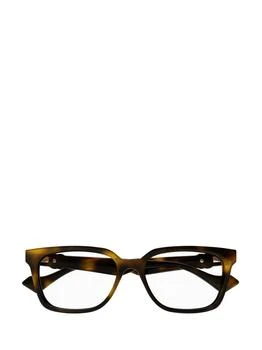 Gucci | Gucci Eyewear Rectangular Frame Glasses 7.2折, 独家减免邮费