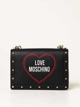 Love Leather, Love Moschino | Love Moschino bag in synthetic leather with logo商品图片 6.9折×额外8.5折, 额外八五折