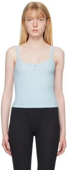 SKIMS | Blue Soft Lounge Lace Tank Top,商家Ssense US,价格¥391