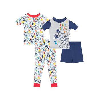 AME | Toddler Boys Mickey Mouse Pajama Set, Pack of 4商品图片,6折