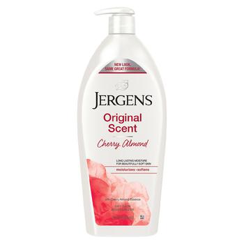 Jergens | Hand and Body Lotion Moisturizer Cherry Almond商品图片,满$30享8.5折, 独家减免邮费, 满折