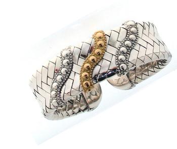 商品Alisa Women's Sterling Silver & 18K Gold Bracelet图片