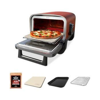 Ninja | Woodfire Pizza Oven, 8-in-1 Outdoor Oven, 5 Pizza Settings, Up to 700 Fahrenheit High Heat, BBQ (Barbecue) Smoker - OO101,商家Macy's,价格¥2987