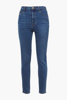 J Brand | Leenah high-rise skinny jeans商品图片,3折