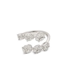 ZYDO | 18K White Gold Bypass Mosaic Diamond Ring, 1.15 ct. t.w.,商家Bloomingdale's,价格¥51591