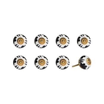 商品KNOB-IT | Handpainted Ceramic Knob Set of 8,商家Macy's,价格¥301图片