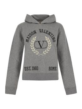 推荐Maison Valentino Embroidered Cotton Sweatshirt商品
