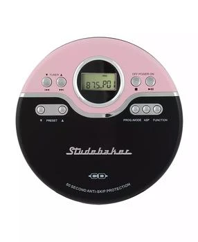 Studebaker | SB3703PB Joggable Personal CD Player with FM PLL Radio,商家Macy's,价格¥307