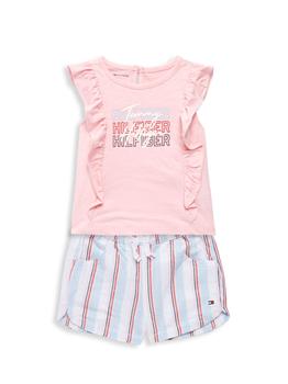 Tommy Hilfiger | Little Girl’s 2-Piece Tee & Shorts Set商品图片,4.9折