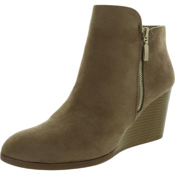 Style & Co | Style & Co. Womens Wynonaa Zipper Round Toe Wedge Boots商品图片,1.6折起, 独家减免邮费