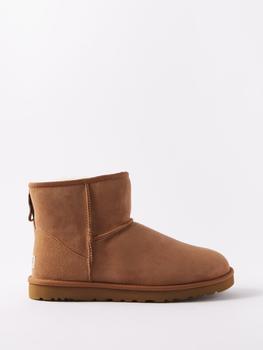 ugg男鞋板鞋, UGG | Classic Mini shearling-lined boots商品图片 