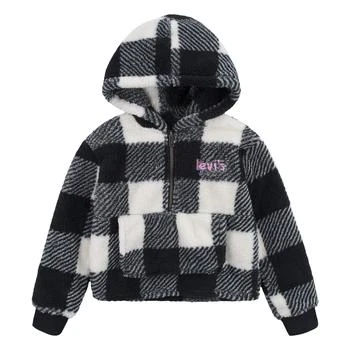 Levi's | Sherpa Pullover Hoodie (Little Kids),商家Zappos,价格¥117