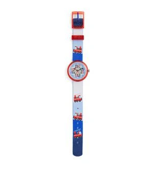 Flik Flak | FIRETRUCK Watch 31.85mm,商家Harrods,价格¥375